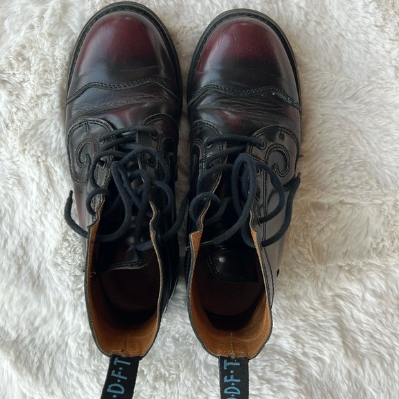 Fluevog Derby Swirl 5-eye Boots - Picture 1 of 5